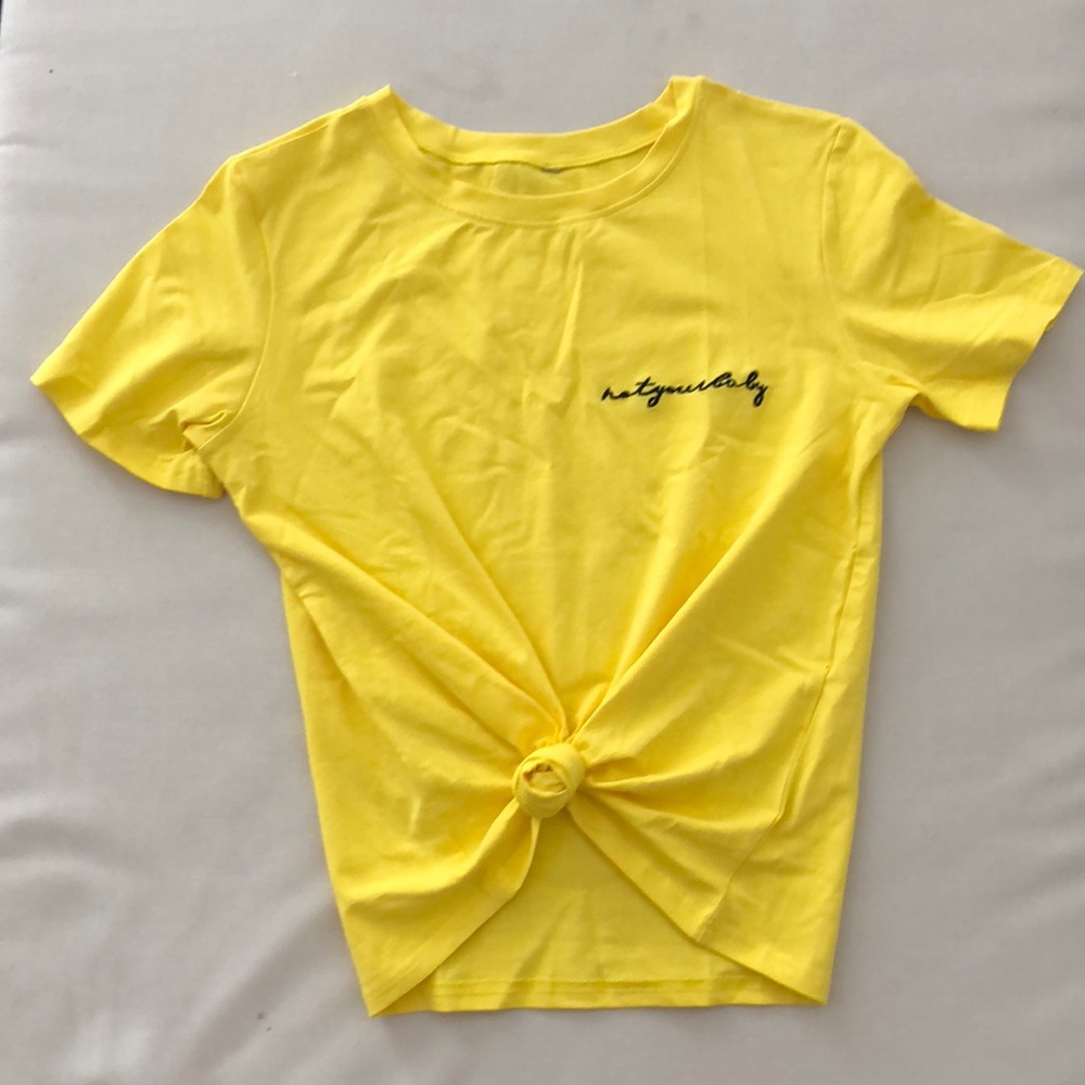 “Not your baby” shirt